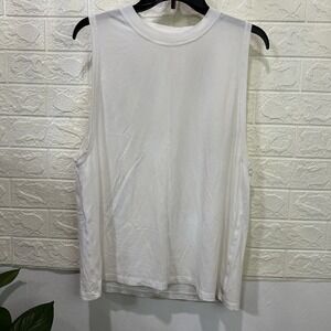 Lululemon All Yours Tank NWT Sizes 10 12 White Pima Cotton Vitasea‎ Top